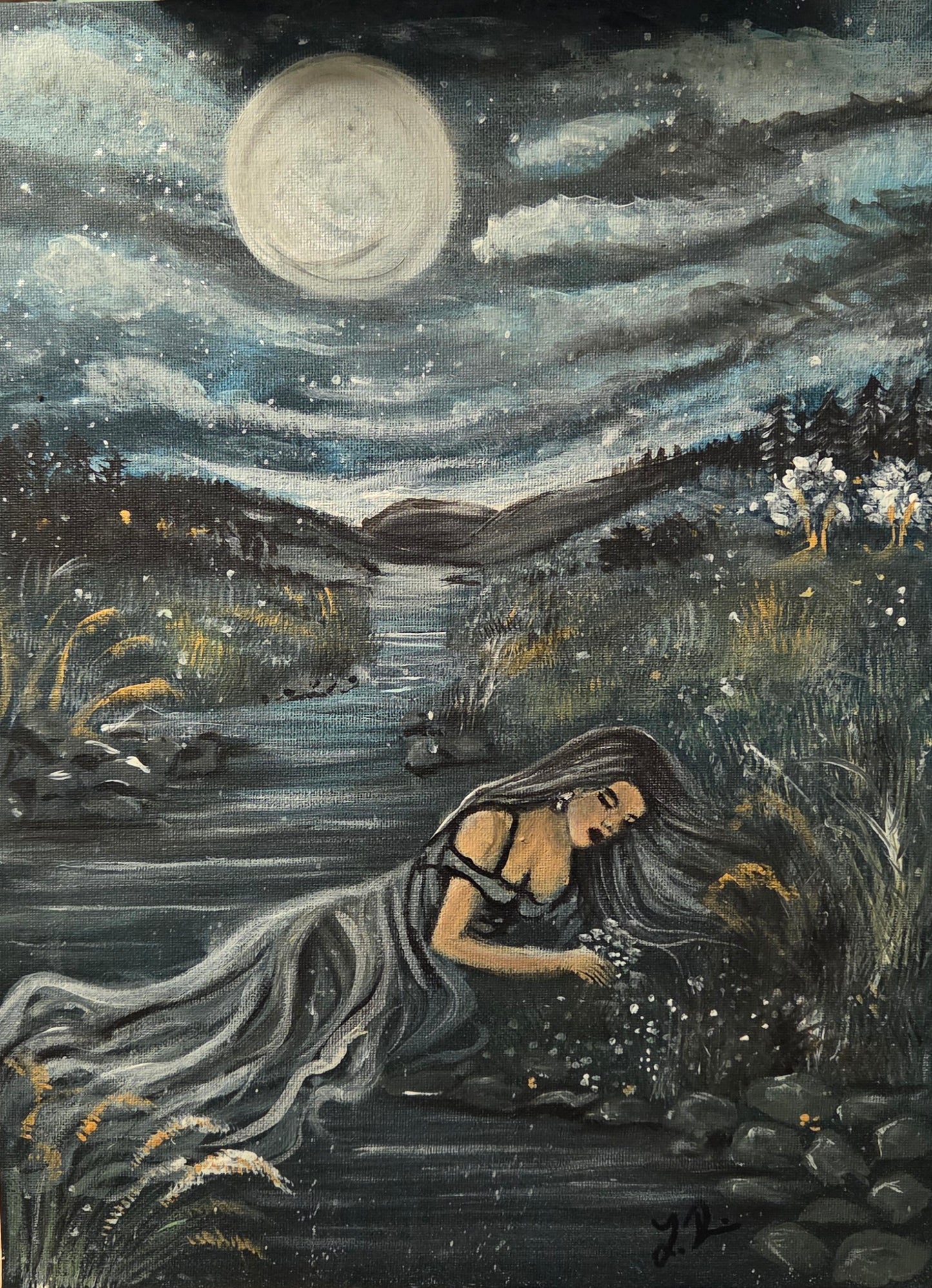 Touched By Moonlight By Artist Jade Robinson