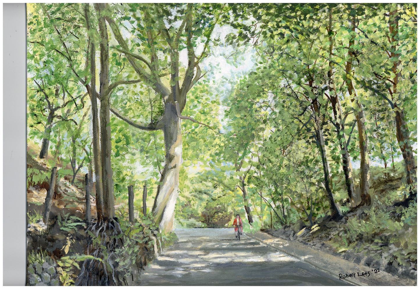 Art Lane Daisy Nook by Artist Robert Lees