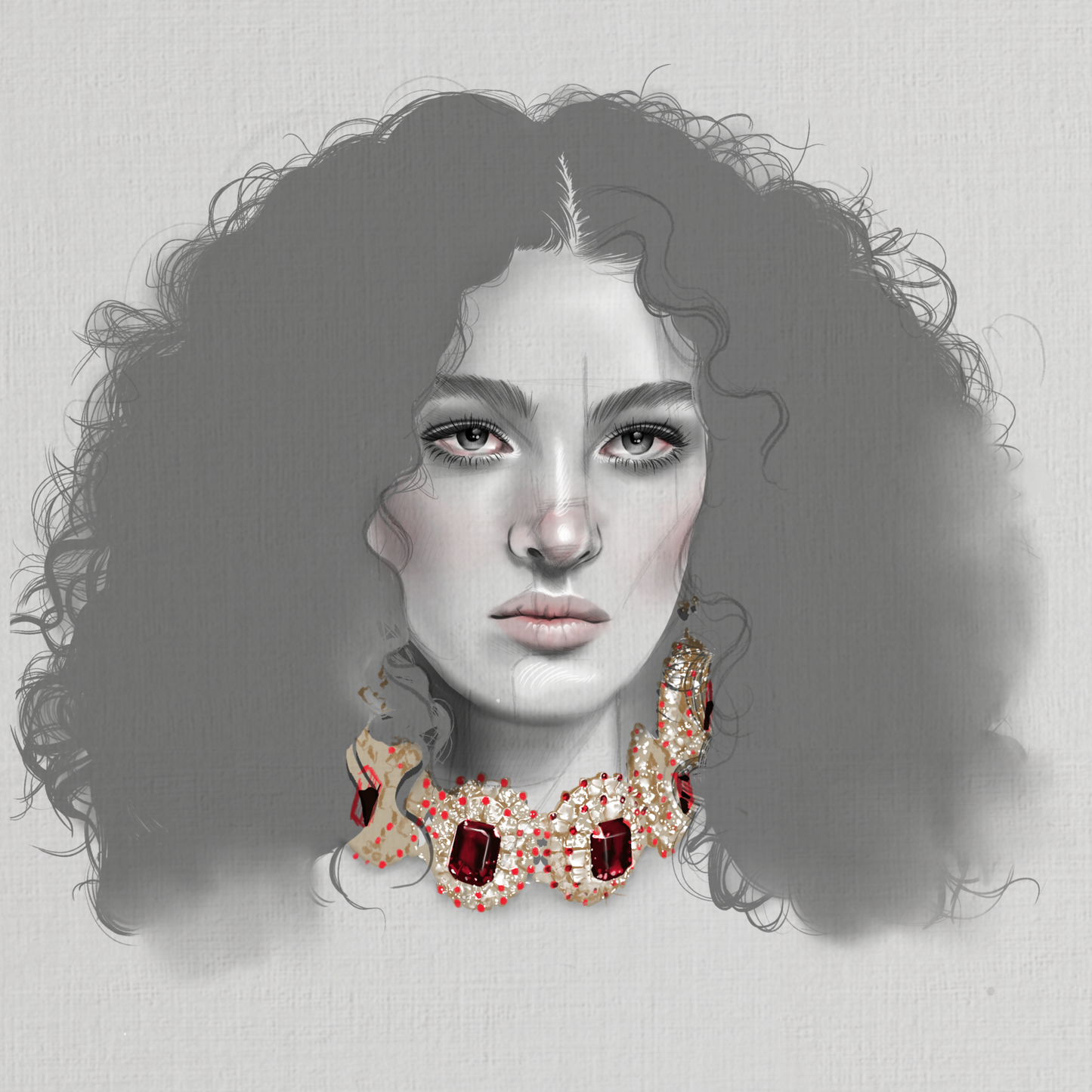 Sheena. Title GUCCI CURLS & GEMSTONES
