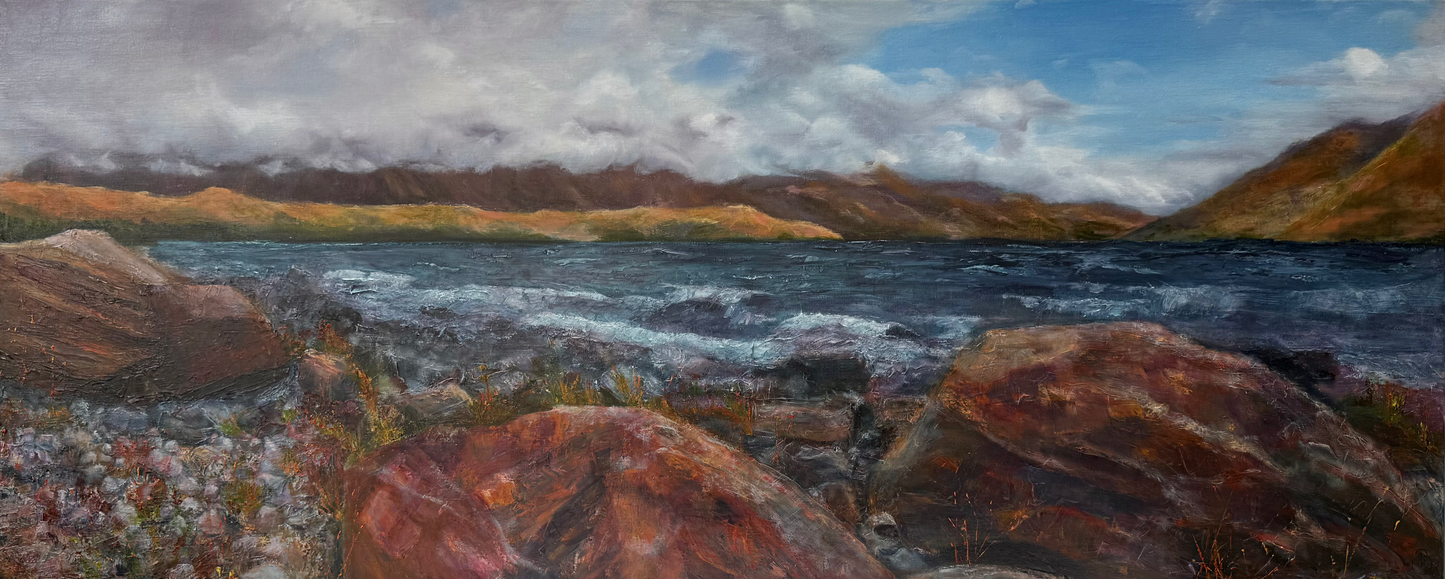 Susan Brazendale. Title STORMY SKYS