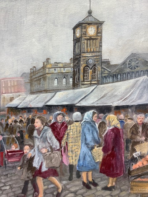 Market Clock Blackburn By Artist Carol Pugh