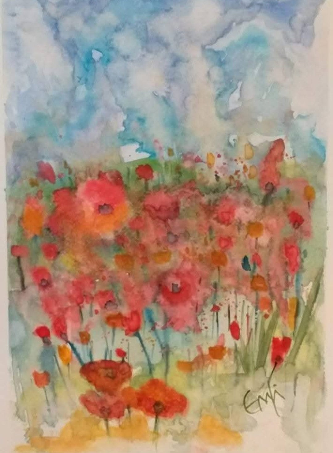 A Meadow Of Poppies