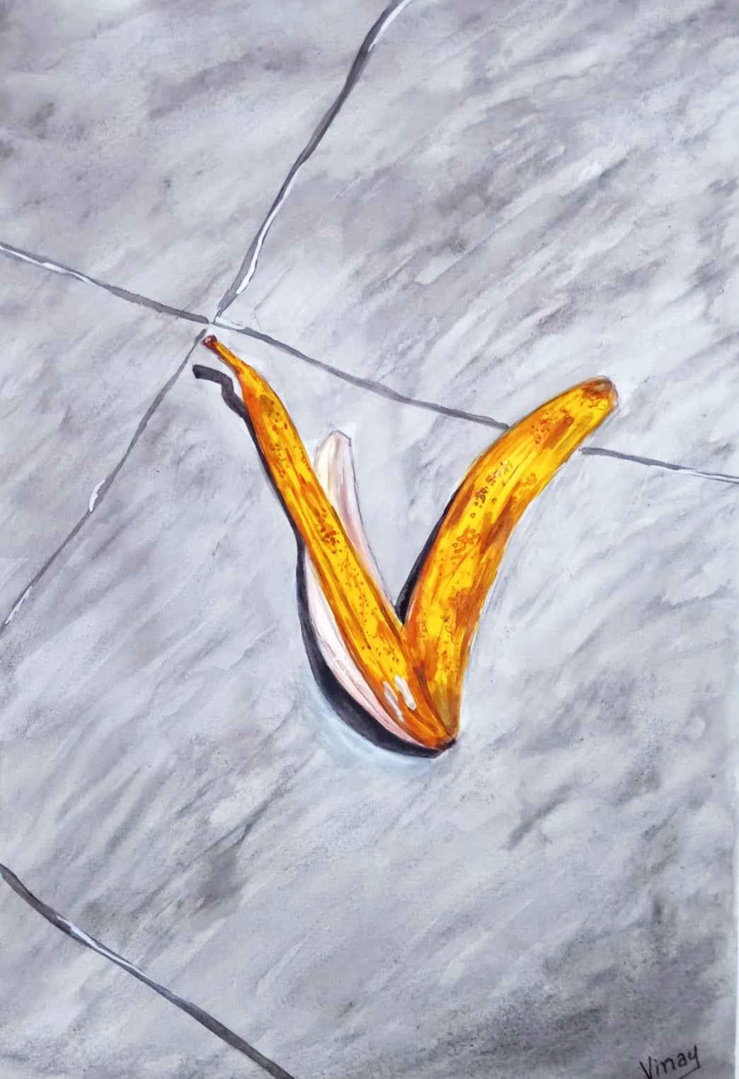 LOVELY BANANA PEEL By Artist Vinay Jalla