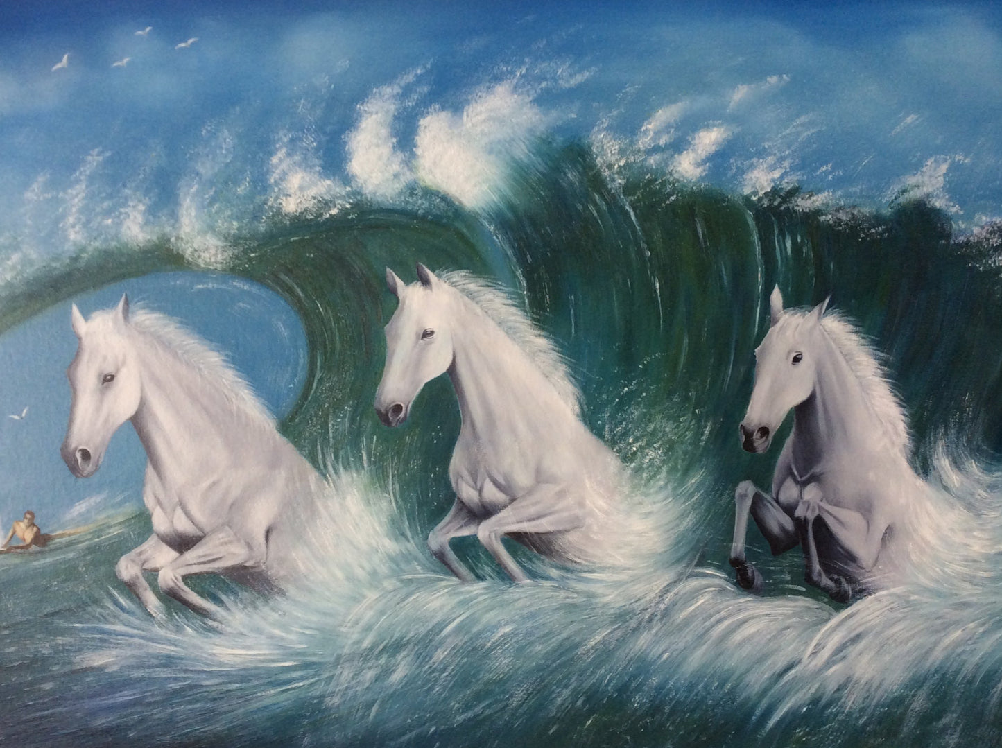 Wild Horses by Artist Jeffrey Stamp