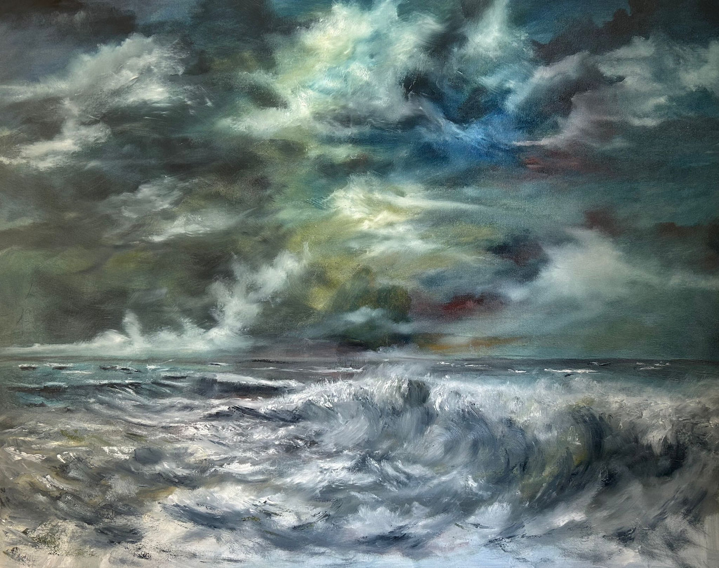 Wild North Sea by Artist Colin Redpath