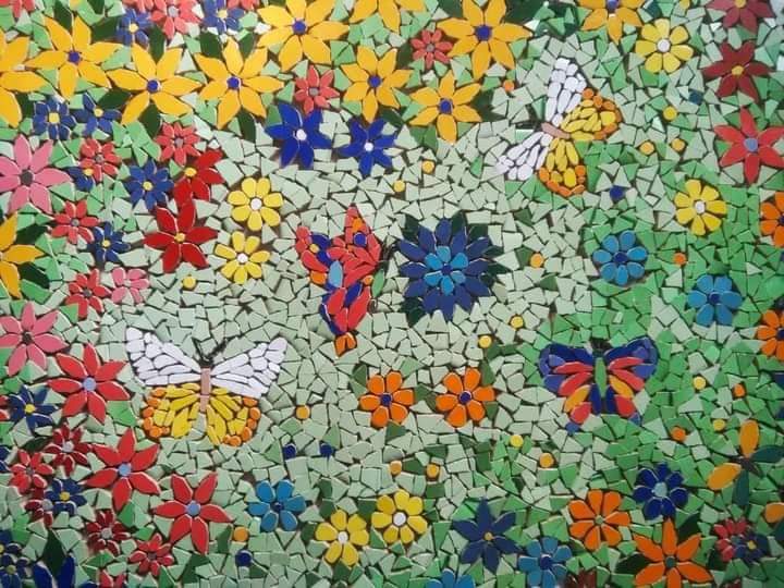 Butterfly Haven by Priya, Little Stone Mosaics