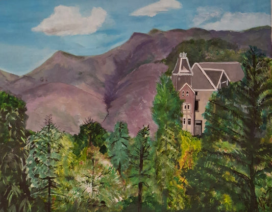 Skiddaw Mountain Cumbria By Artist Janet Davies