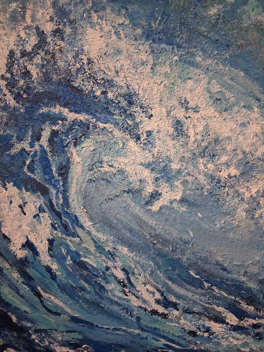 Crashing Waves 2 By Artist Katy Hopkinson