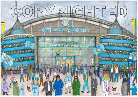 A Saturday At The Match by Artist Samantha Ives