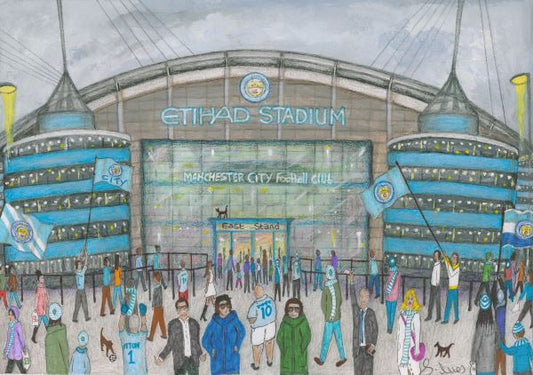 A Saturday At The Match by Artist Samantha Ives