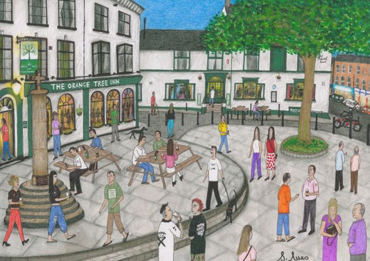 A Saturday Night Altrincham by Artist Samantha Ives