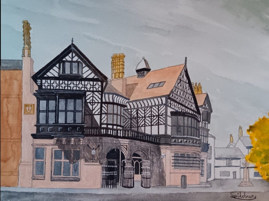 Bank House By Artist Paul Spilsbury