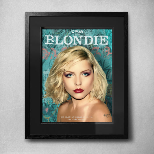 Blondie CBGB by Frank Minghella