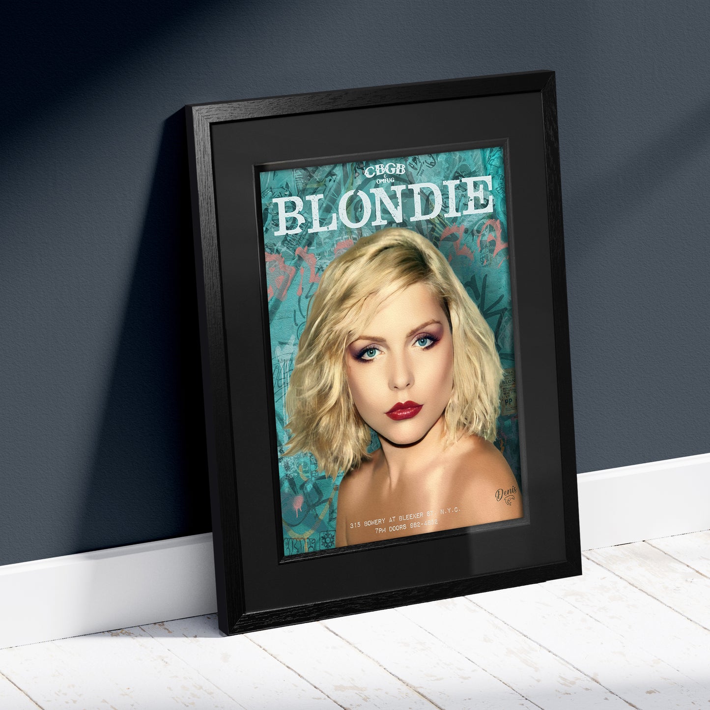 Blondie CBGB by Frank Minghella