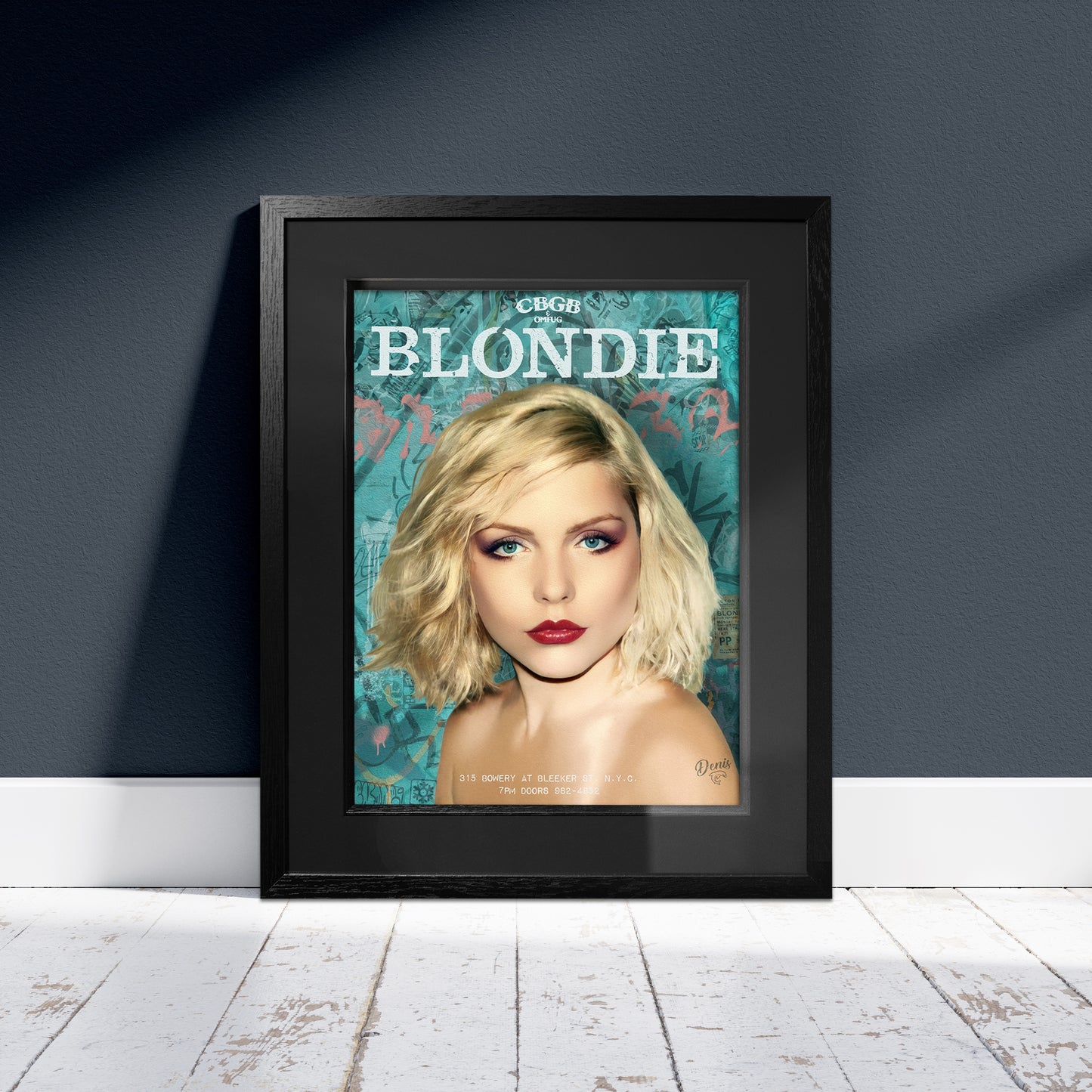 Blondie CBGB by Frank Minghella