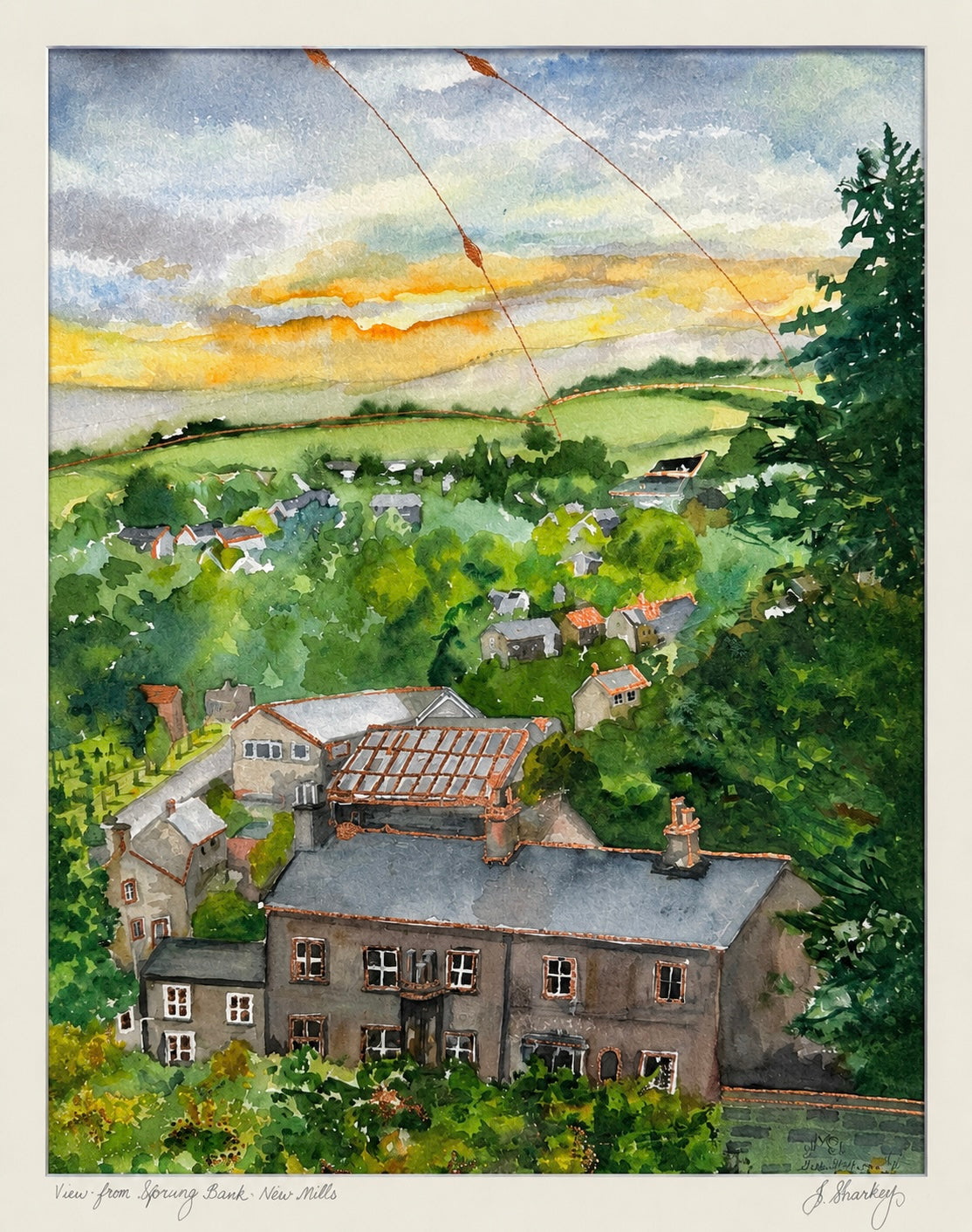 View from Spring Bank New mills