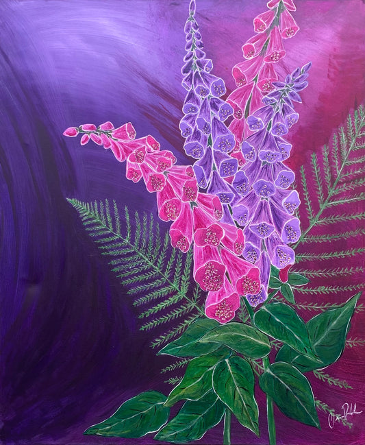 Foxgloves by Claire Donaldson