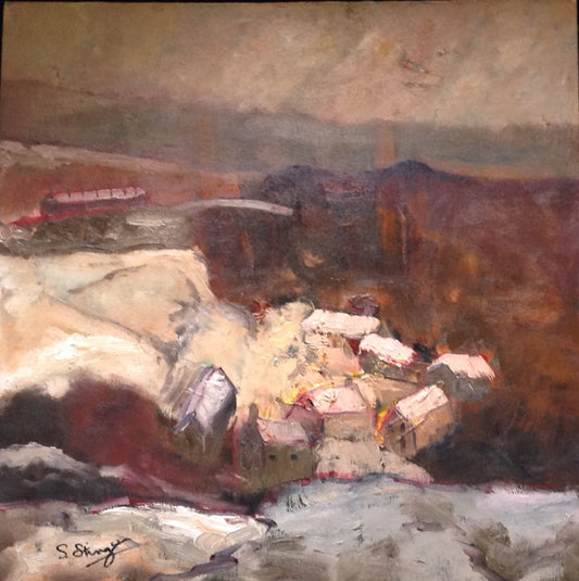 Pennine Snowfall by Artist Stephen Stringer