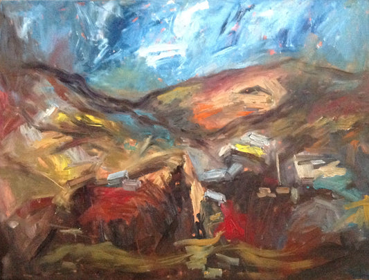 Moorland Hills Farm by Artist Stephen Stringer