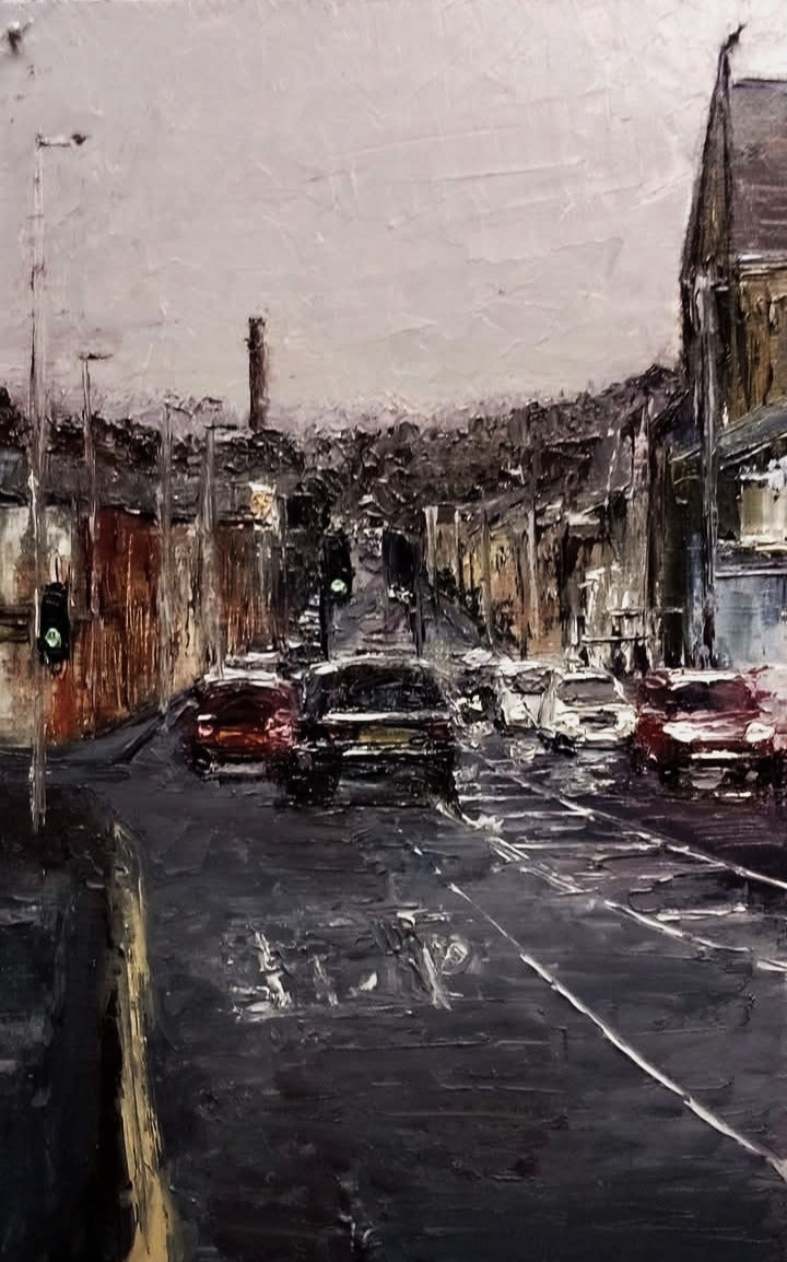 Heading Up The A5666 Darwen