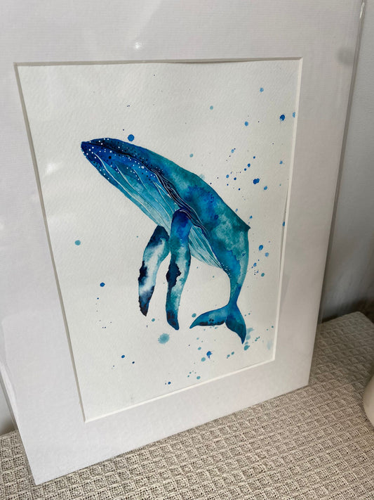 Watercolour Humpback