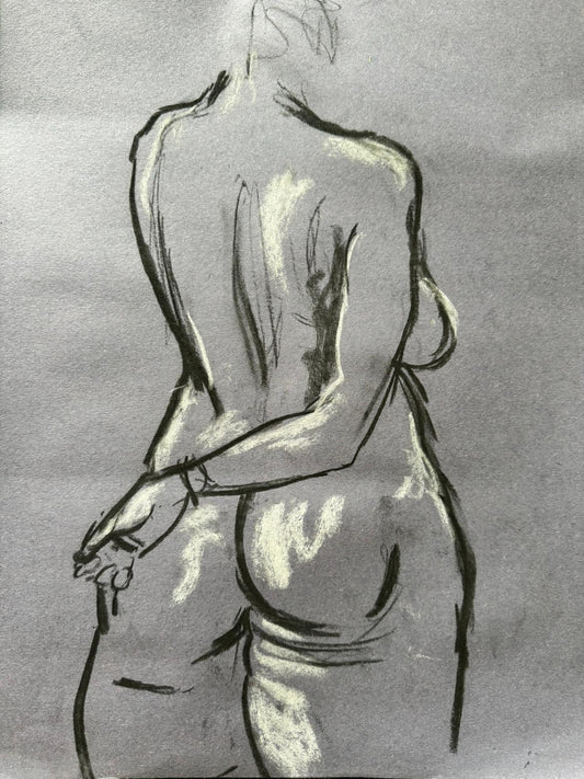 Life Study .Back and buttocks.