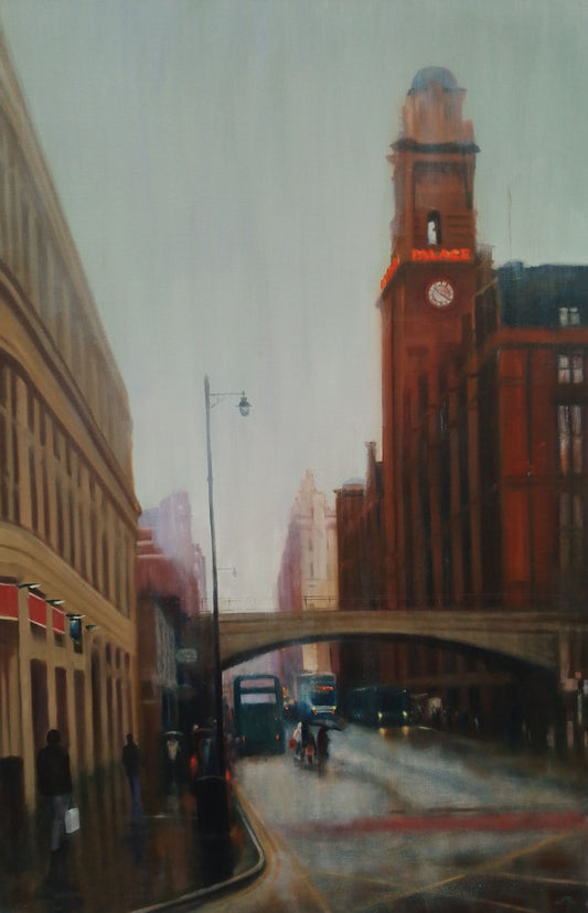 Oxford Road Manchester Heavy Rain