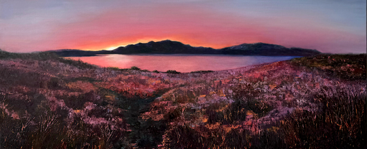 Susan Brazendale. Title MOUNTAIN SUNSET