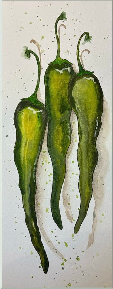 Green Chilli By Artist Deborah Walton