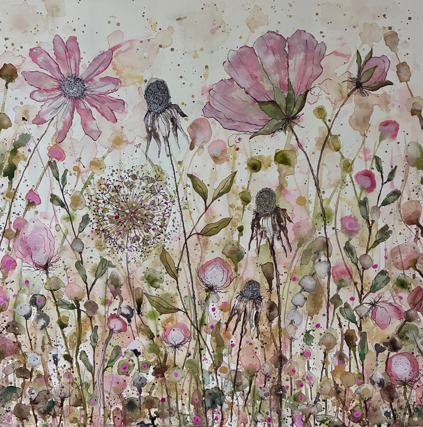 Floral Symphony By Artist Deborah Walton