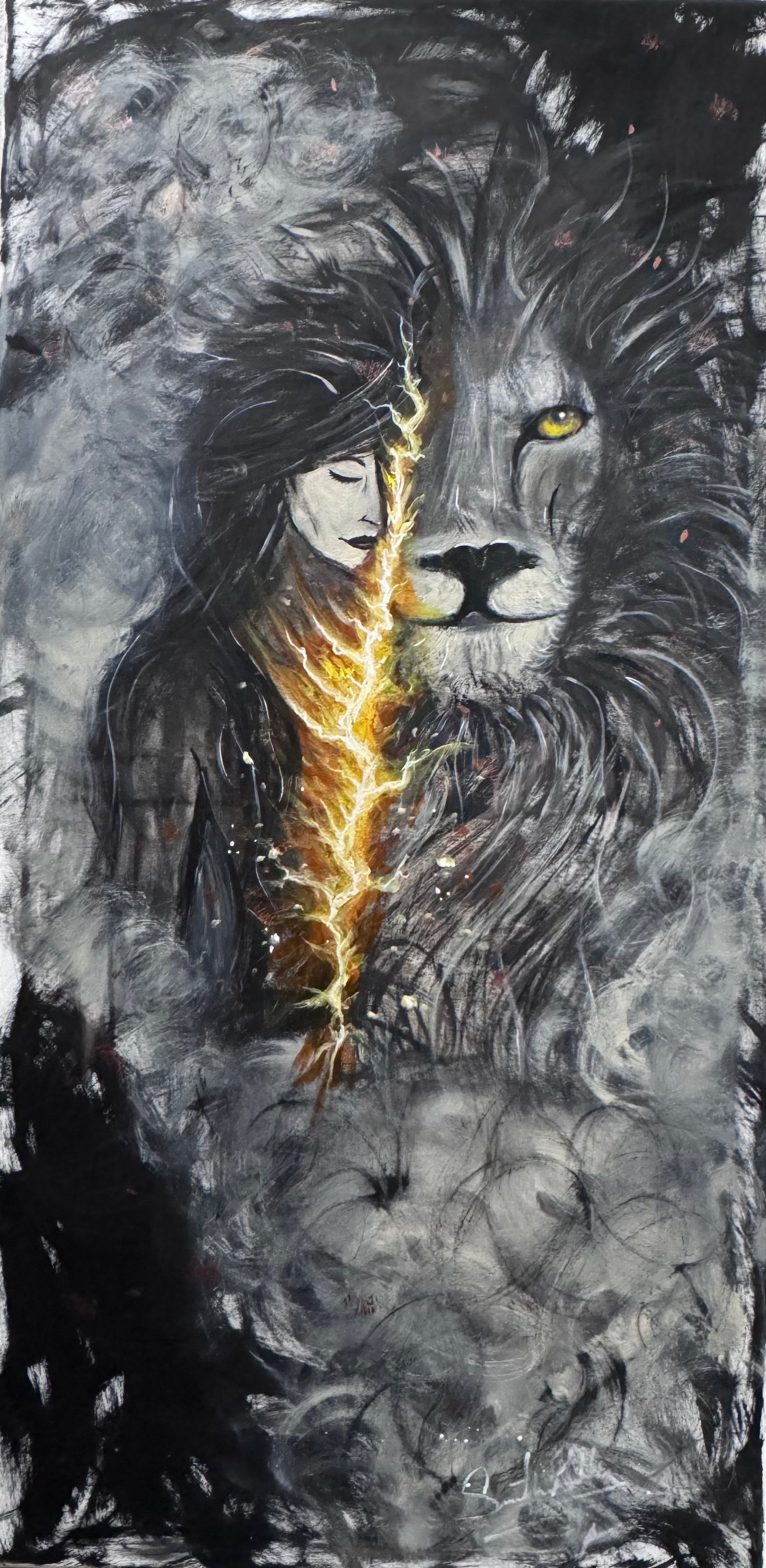 The Pain That Made Me Strong by Artist Samantha Guillen