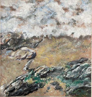 Sea Foam On The Rocks By Artist Katy Hopkinson