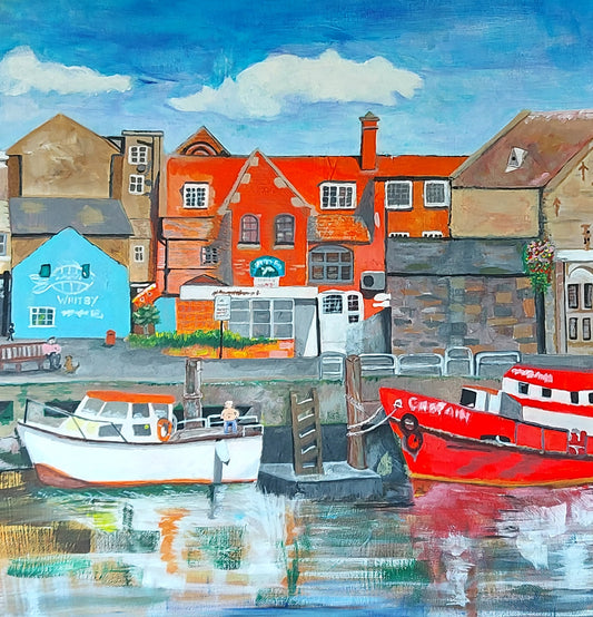 Tenby Blues & Hues By Artist Janet Davies