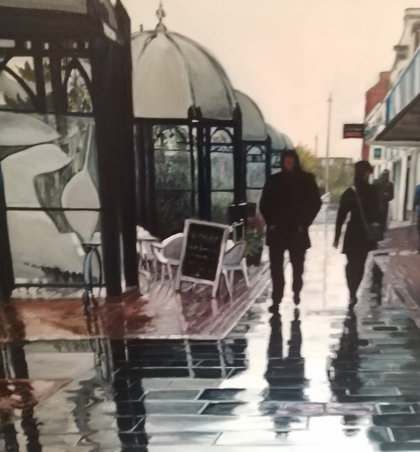 Wet Wednesday in St Annes by Steven Bruce