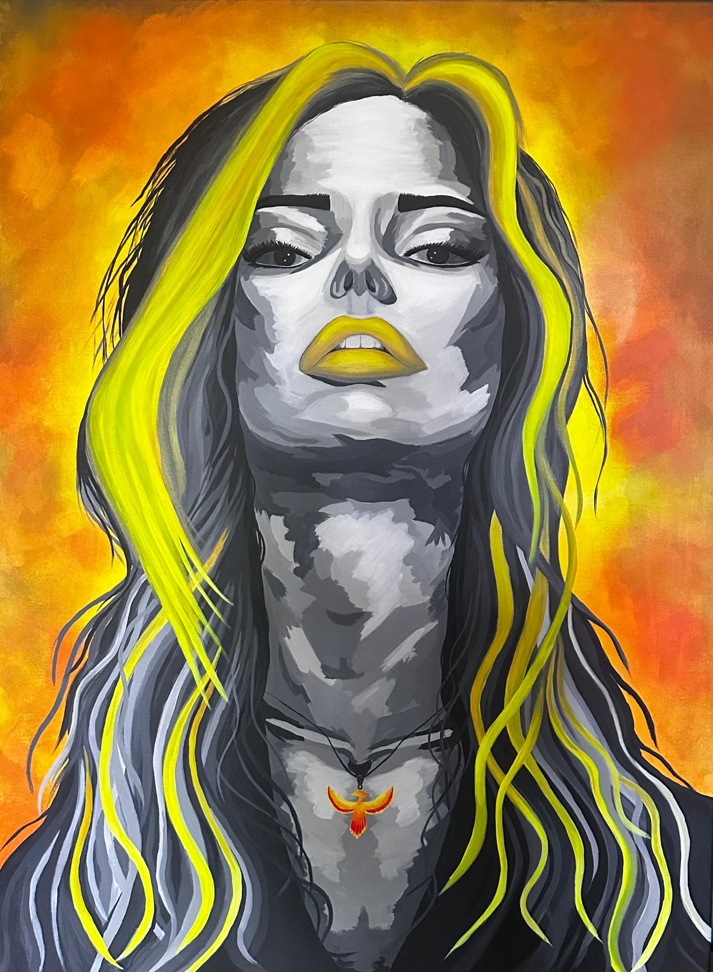 Heather Henderson. Title REBORIN FIRE
