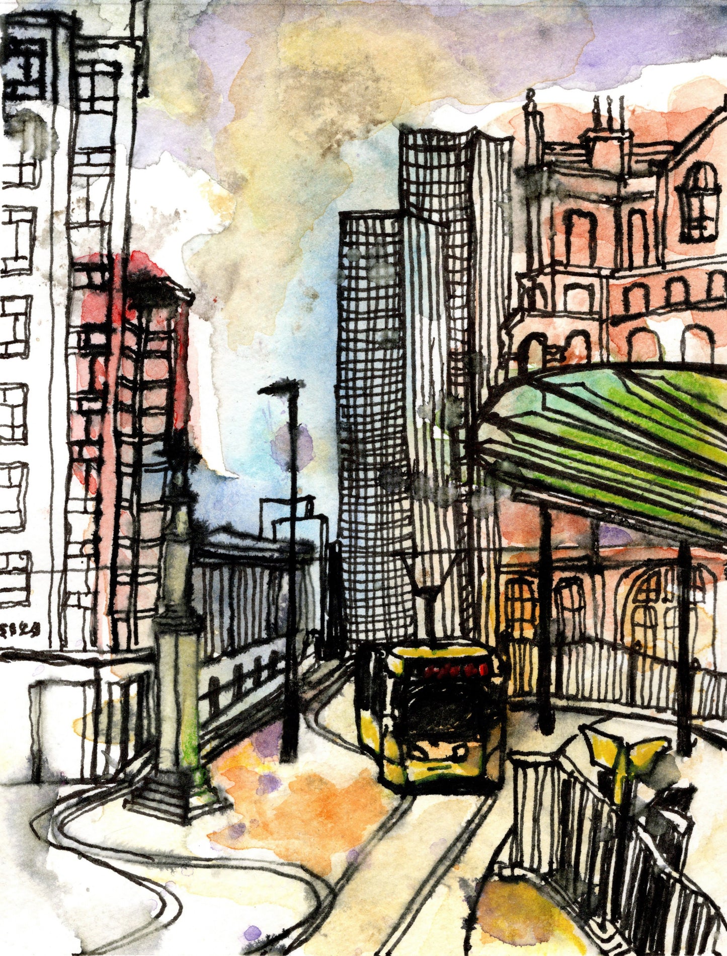 St Peters Square by Artist Cathy Styles