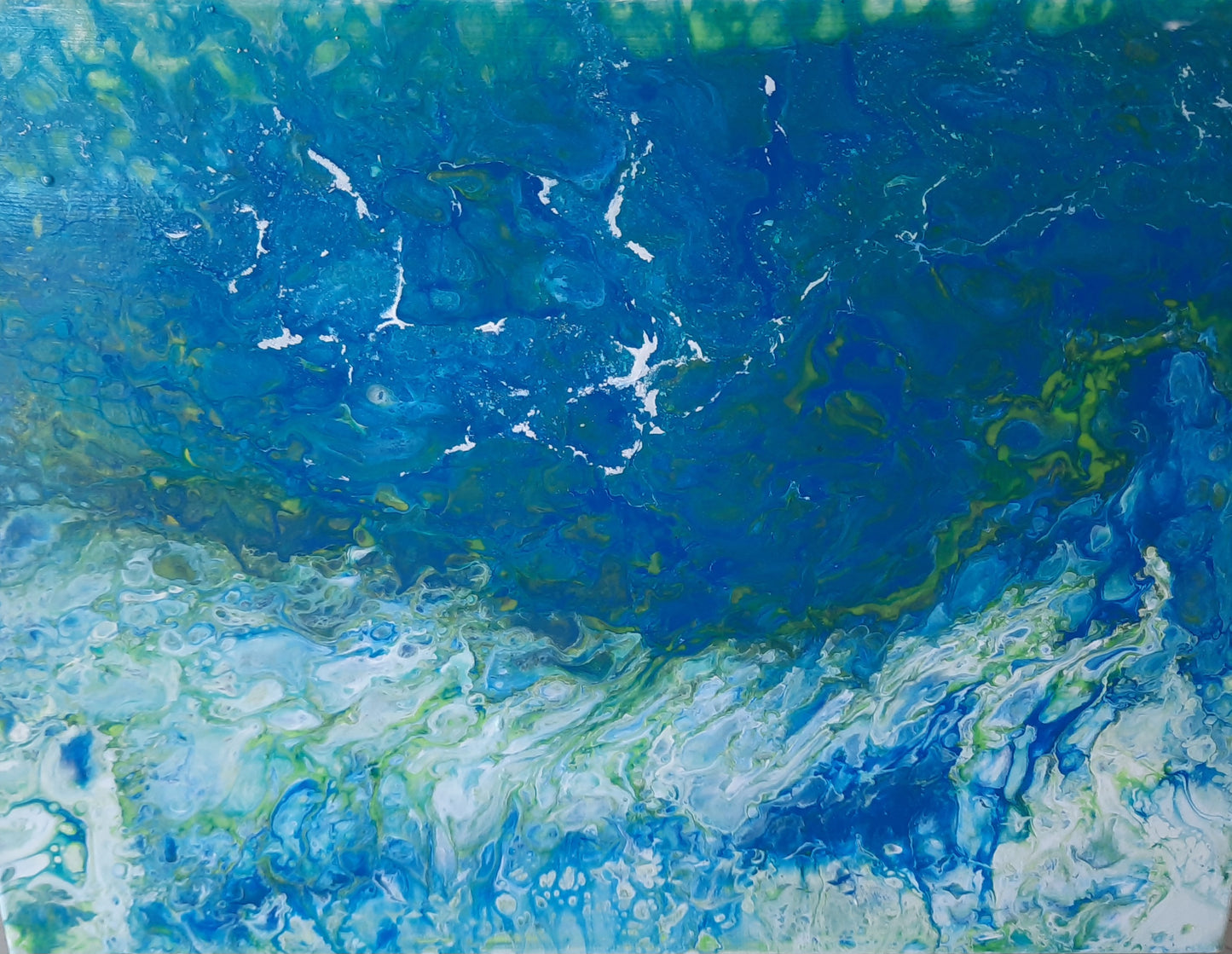 Blue Sea by Artist Gill  Price-Collinson