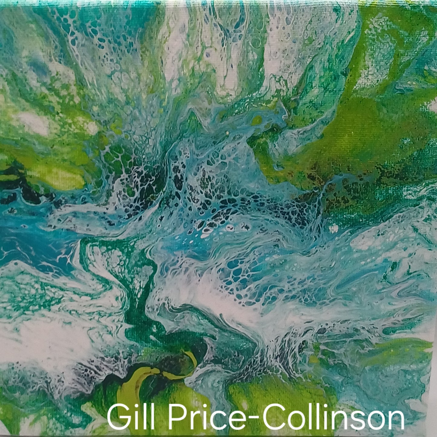 Rushing Stream by Artist Gill Price Collinson