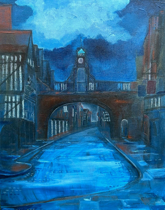 Eastgate Clock Chester by Artist Jackie Hallmark