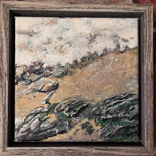 Sea Foam On The Rocks By Artist Katy Hopkinson