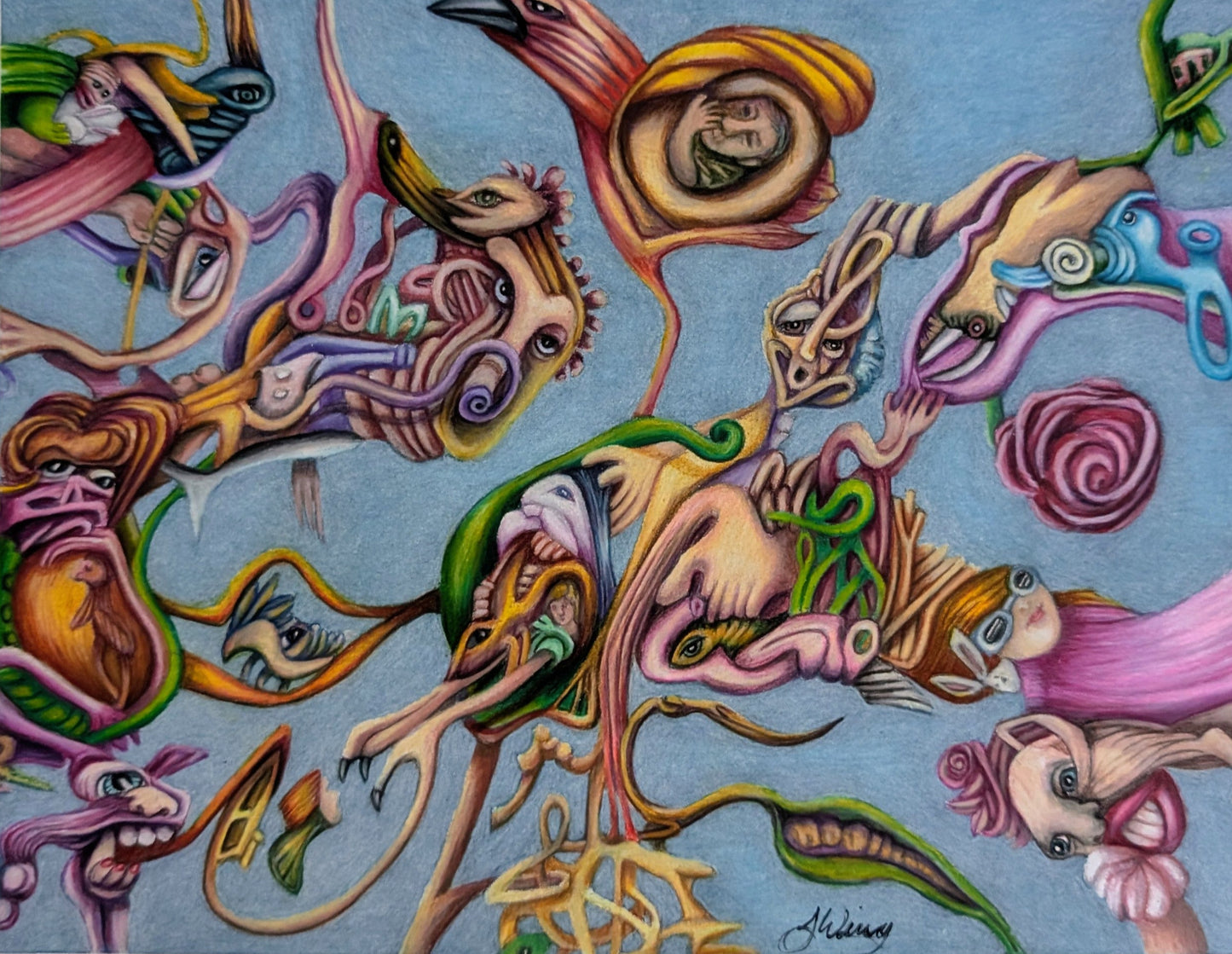 Whimsical Day by Artist Juliet Wing