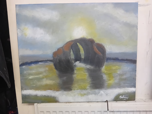 Marys Sunset by Artist John Spencer.