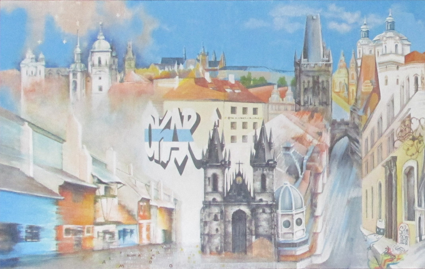 Prague by Artist Serena Hamill