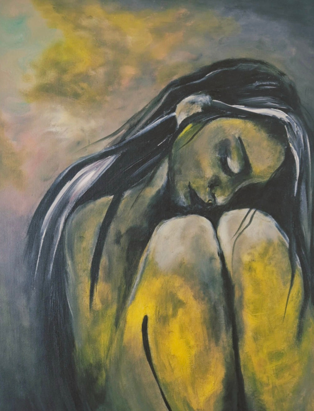 Succumb to Sadness by Artist Magdalena Amondsen