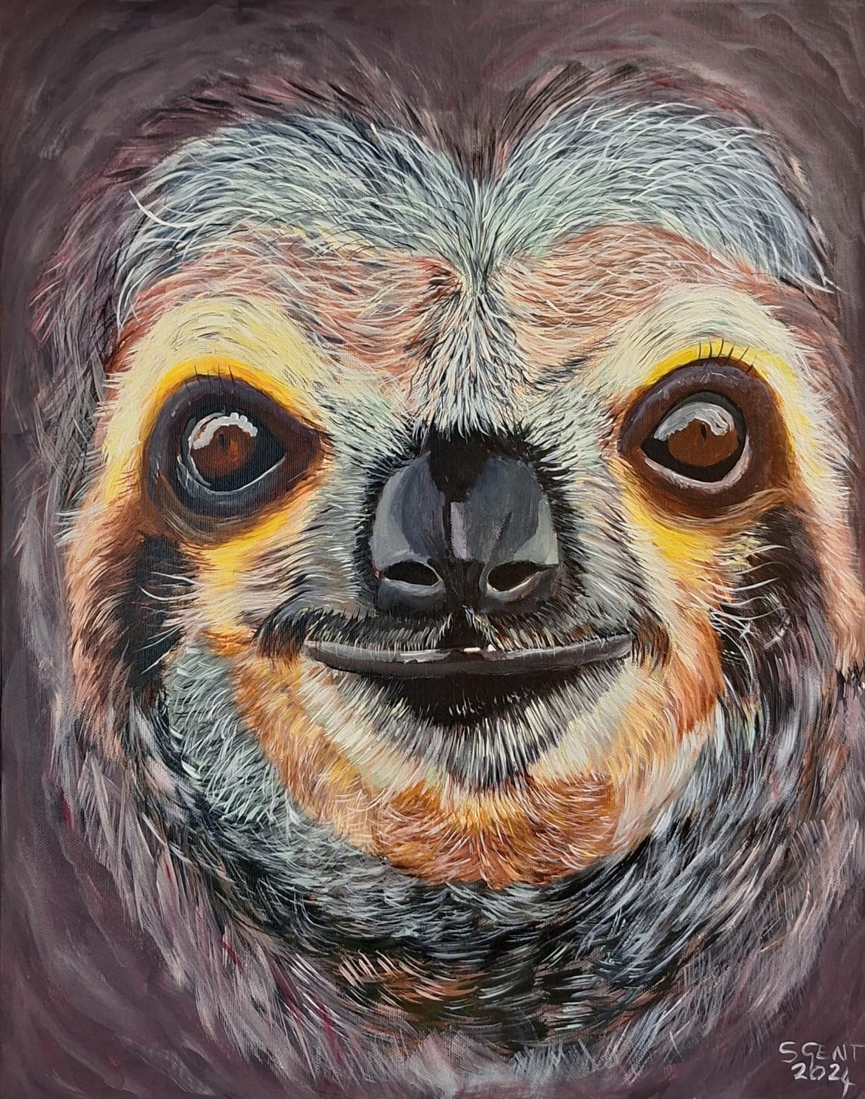 Sloth By Artist Stephen Gent