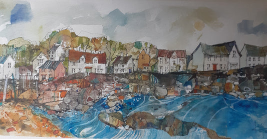 Treaddur Bay by Artist Kevin Sparrow