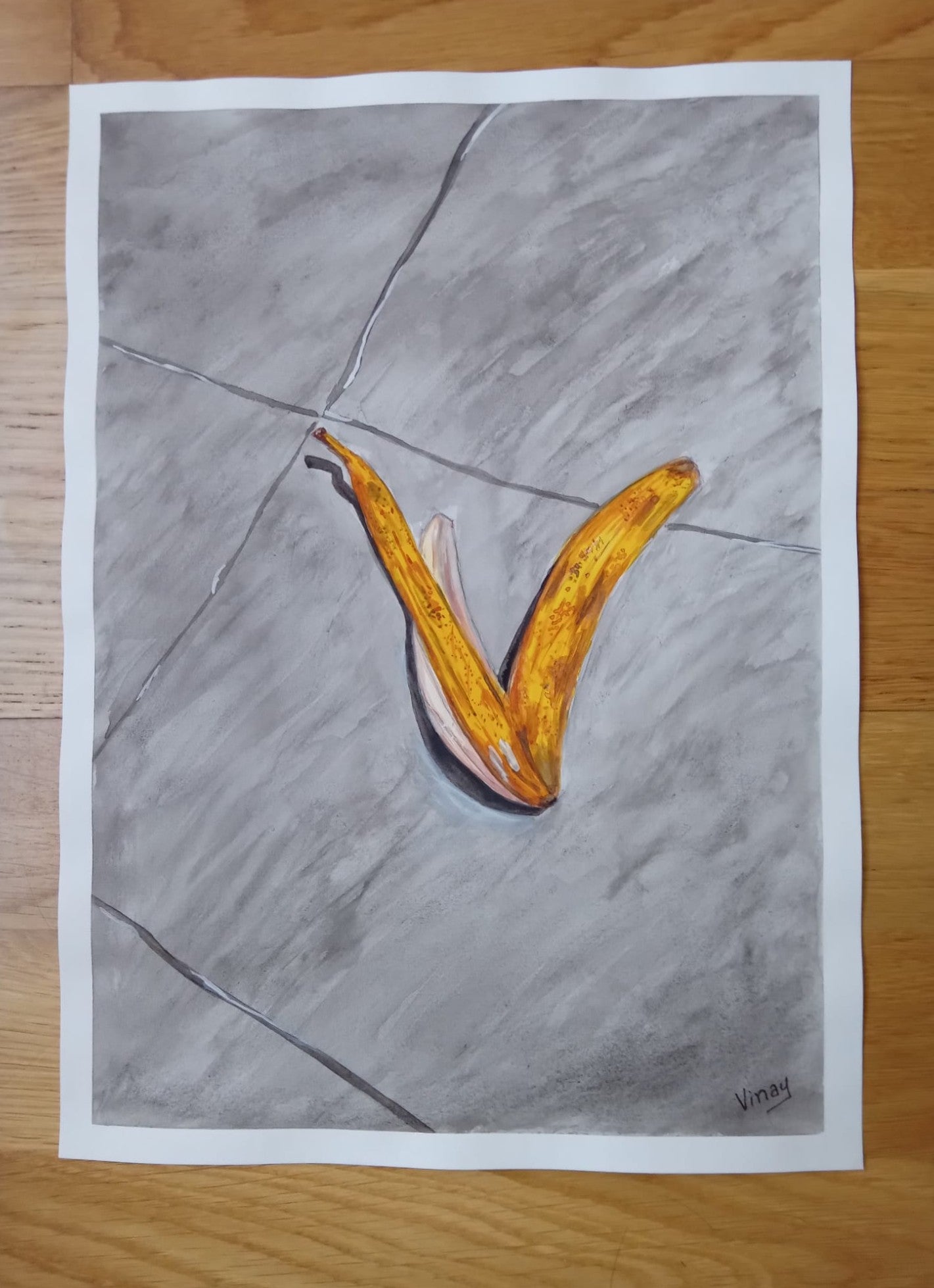 LOVELY BANANA PEEL By Artist Vinay Jalla